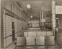 P J Hallahan shoe store Lamson Tubes
